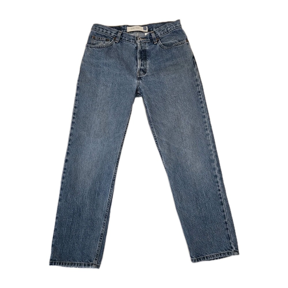 Vintage GAP Low Rise‎ Button Fly Jeans Womens 8 Ankle 100% Cotton Classic Denim